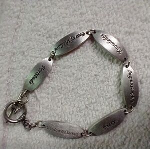 Fortitude wisdom counsel piety understanding knowledge fear of the Lord bracelet